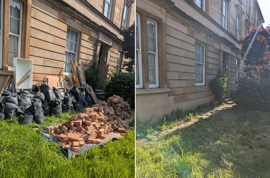 House clearance job completed in Hyndland, Glasgow