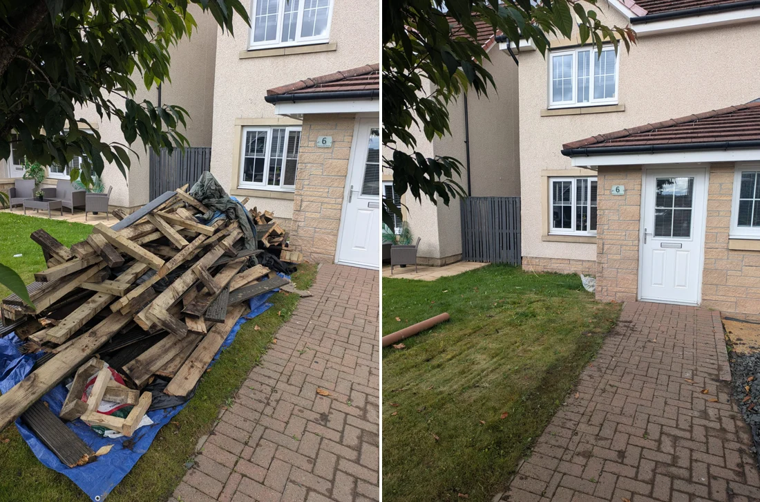 House clearance job completed in Carntyne, Glasgow